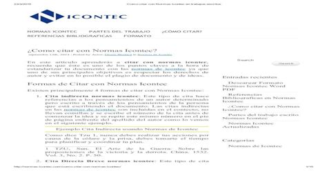 citar en icontec|ICONTEC references generator – Grafiati